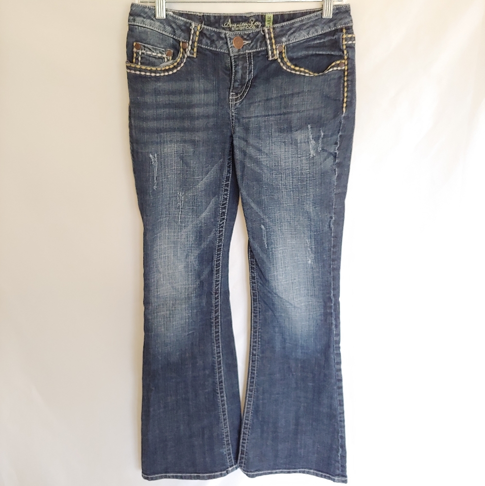 American Rag Dark Blue Boot Cut Flare Jeans